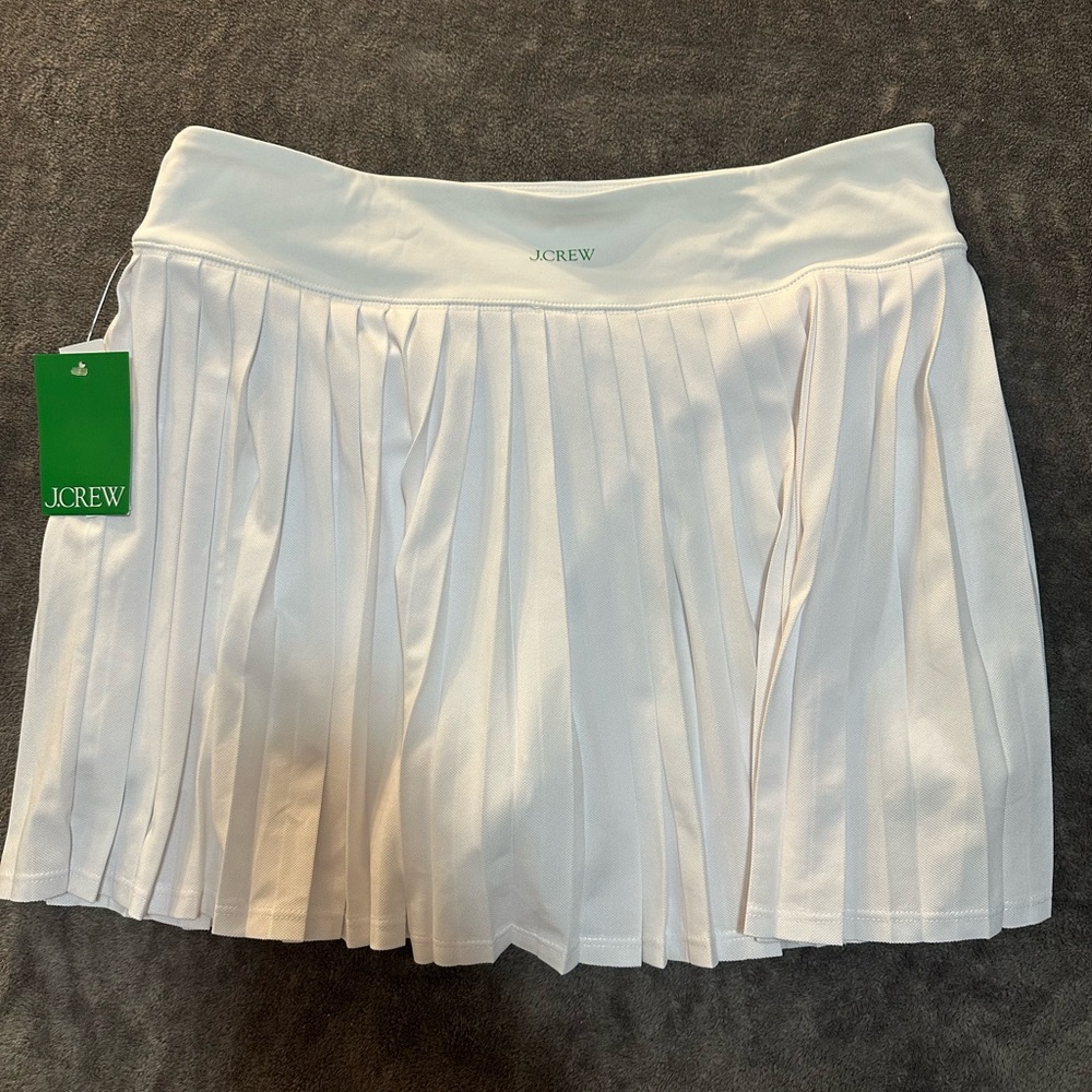 J.Crew White Tennis Skirt